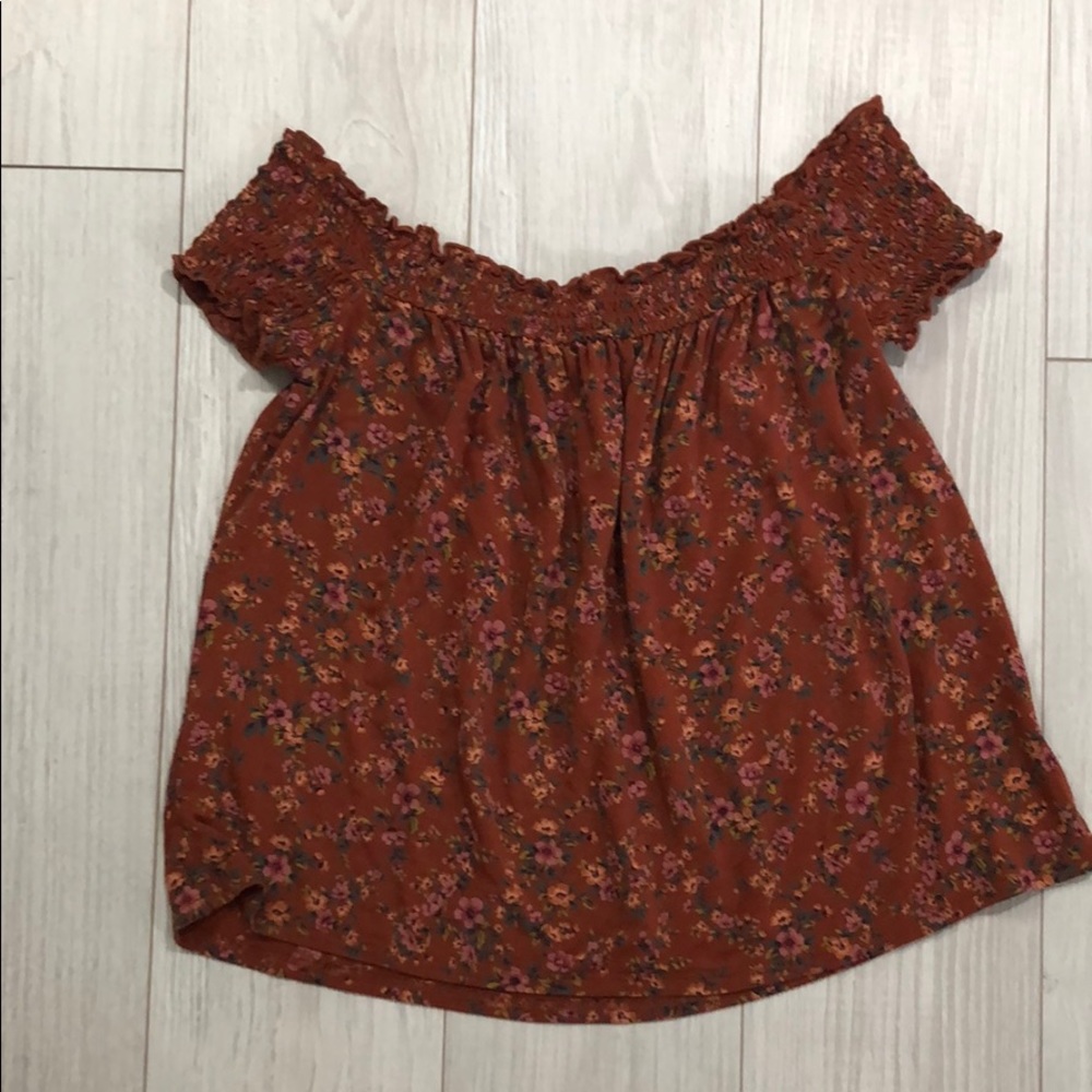 Ae off the shoulder top